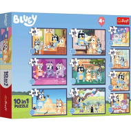 Bluey 10v1 puzzle set - Trefl