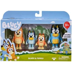Bluey: Rodinná figúrková sada s 4 postavami