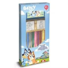 Bluey tlačová súprava s fixkami 9ks - Multiprint