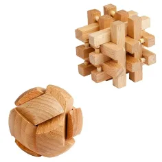 Brain Quest drevená hlavolam v rôznych variantoch 1ks obrázok 3
