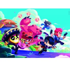 Brawl Stars Superhrdinovia v akcii 180 ks puzzle s nálepkou – Clementoni obrázok 2