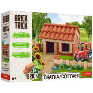 Brick Trick staviame z tehál: Chata 85-dielna stavebnica - Trefl