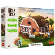 Brick Trick staviame z tehál: Farma 130-dielna stavebnica - Trefl