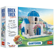 Brick Trick staviame z tehál: Santorini 210-dielna stavebnica - Trefl