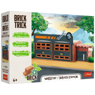 Brick Trick staviame z tehál: Servisná stanica 150-dielna stavebnica - Trefl