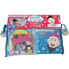 Buddy & Barney Farbiaci kúpeľná kniha a nálepky - Vtipné tváre