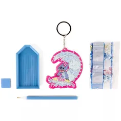 Canenco: Stitch diamantové maľovanie kľúčenka obrázok 2
