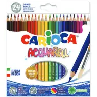 Carioca: Acquarell farebné ceruzky 24 ks set