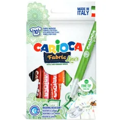 Carioca: Textilový filcový set 10 ks