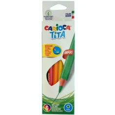 Carioca: Tita maxi farebné ceruzky 6-kusov