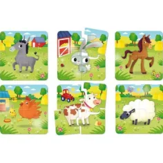 Carotina Baby: Puzzle so zvieratami na farme obrázok 2