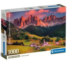 Kúzelné dolomity 1000 ks HQC puzzle s plagátom - Clementoni obrázok 1