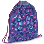 Catalina Estrada modré vrecko na telocvik, športový vak pre tínedžerov