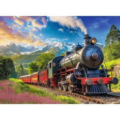 Cesta medzi horami vlakom 1000-dielny puzzle -Trefl obrázok 2
