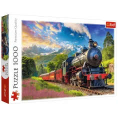 Cesta medzi horami vlakom 1000-dielny puzzle -Trefl