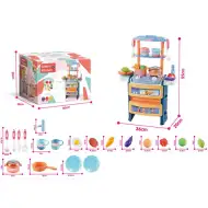 Chlapčenská herná kuchyňa s príslušenstvom 55x20x36cm