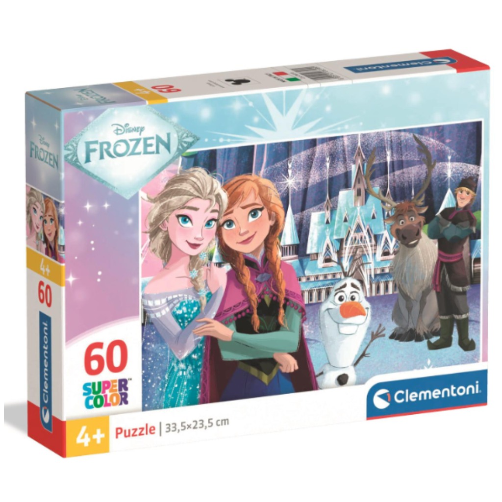 Disney Ľadové kráľovstvo Super Color 60 ks puzzle - Clementoni