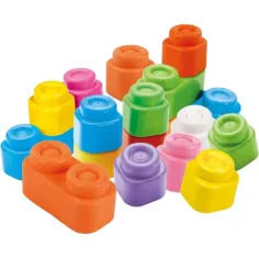 Clemmy: Mäkké farebné stavebné kocky pre bábätká 40ks set - Clementoni obrázok 3