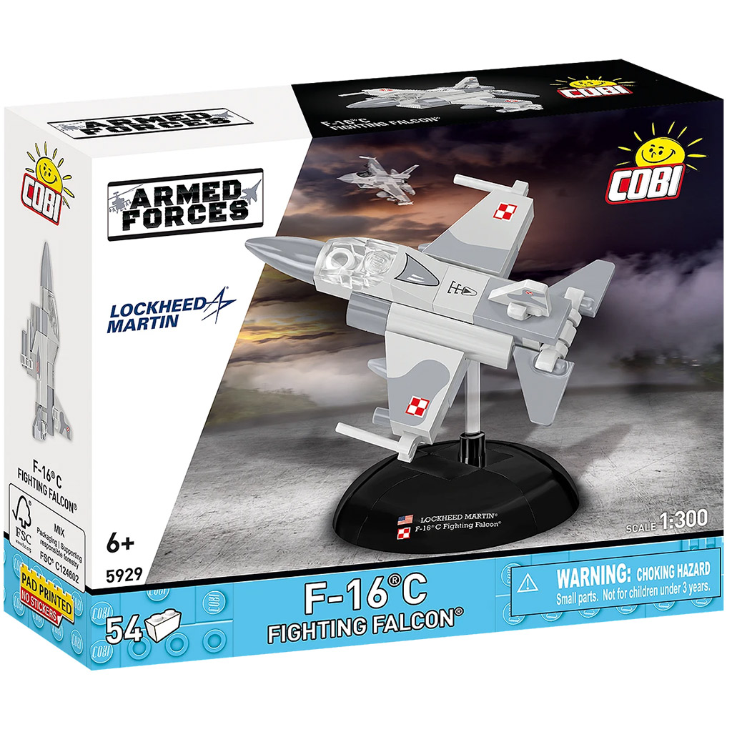 COBI: Ozbrojené sily F-16C Fighting Falcon stavebnica (5929)