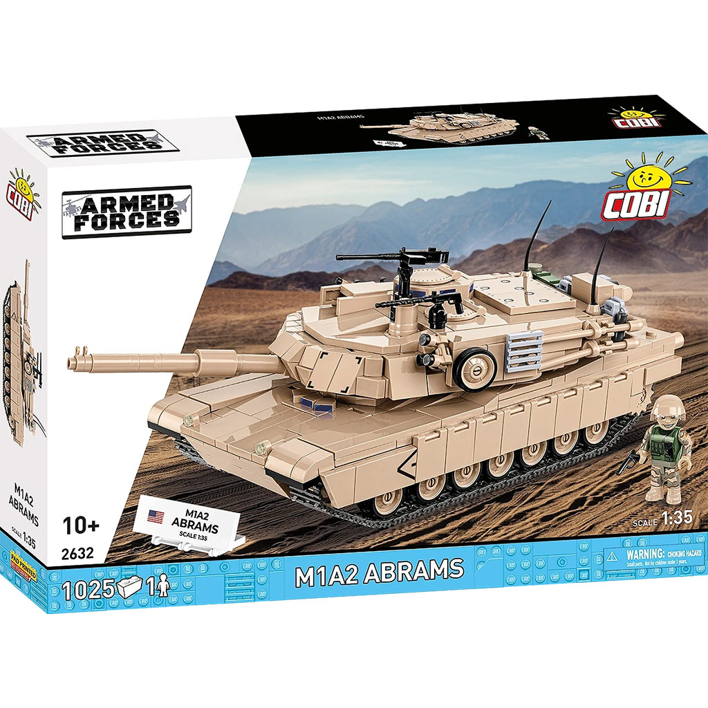 COBI: Ozbrojené sily M1A2 Abrams stavebnica (2632)