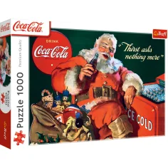 Coca-Cola Mikuláš 1000ks prémiový plus puzzle - Trefl
