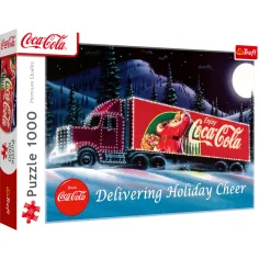 Coca-Cola Vianočný karaván 1000ks prémiové plus puzzle - Trefl