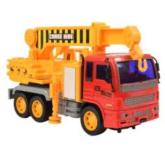 Construction Truck: Vozidlo so žeriavom a zotrvačníkom 19cm obrázok 4