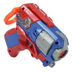 Cool Soft Bullet Gun: Malá zbraň s nábojmi v modro-červenej farbe 14 cm obrázok 4