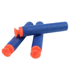 Cool Soft Bullet Gun: Malá zbraň so špongiovými nábojmi v červenej farbe 14 cm obrázok 3