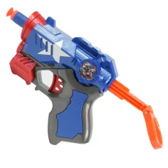 Cool Soft Bullet Gun: Malá zbraň so špongiovými nábojmi v modrej farbe 14cm obrázok 3
