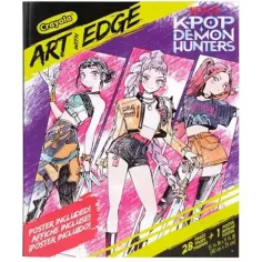 Crayola: Art With Edge - K-Pop Demon Hunters omaľovánka a plagát obrázok 1