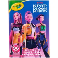 Crayola: K-Pop Démonskí lovci 96-stranová omaľovánka s nálepkami