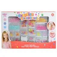 Creative StringBeads: Set na výrobu šperkov 200+ priehľadných farebnýc perál