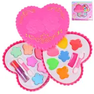 Cute Girl: Dvojposchodová mejkap paleta v tvare srdca