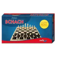 Deluxe drevená šachová súprava - Noris