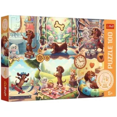 Denník jedného malého jazvečíka 100ks puzzle - Trefl