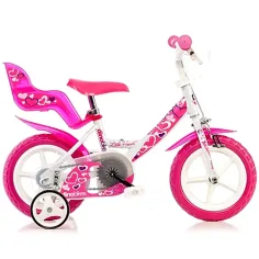 Bicykel pre deti so srdiečkami veľkosti 12 - Dino Bikes bicykel