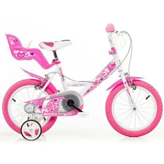 Bicykel pre deti so srdiečkami veľkosti 14 - Dino Bikes bicykel