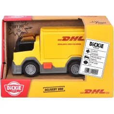 DHL kuriérske nákladné auto so svetelnými a zvukovými efektmi 15 cm - Dickie Toys
