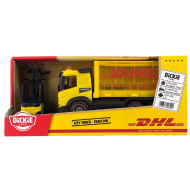 DHL Volvo nákladné auto s vysokozdvižným vozíkom - Dickie Toys