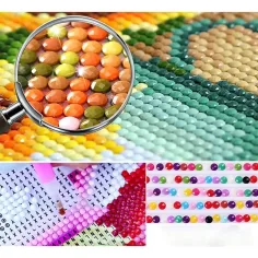 Diamantové puzzle: Snehulienka jednorožec diamantový maliarsky set 10x15cm obrázok 2