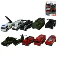 Die-Cast: Súprava policajných áut v dvoch verziách