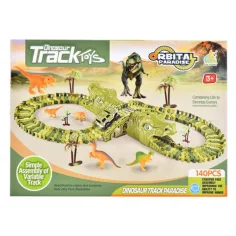 Dino park herný set s autíčkom, s dinosaurami 140ks