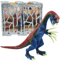 Dino World: Podrobne vypracovaný Therizinosaurus 20 cm figúrka v klietke obrázok 2