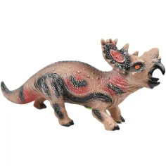 Dino World: Vinylová figúrka dinosaura Styracosaurusa so zvukom a bavlnenou výplňou 35cm obrázok 2