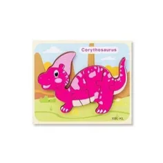 Dinosaurus drevené puzzle vo viacerých variantoch obrázok 3