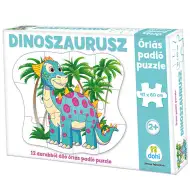 Dinosaurus obrovské podlahové puzzle 12 dielny set