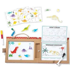 Melissa & Doug: Dinosaurus zmazateľný magnetický kreatívny set na kreslenie obrázok 3