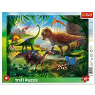 Dinosaurusy 25 dielne rámové puzzle - Trefl