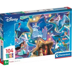 Disney Magické okamihy 104ks Supercolor puzzle - Clementoni